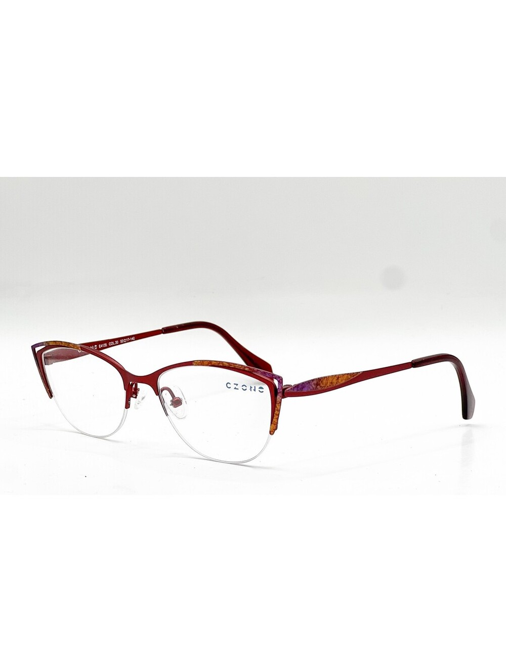 C-Zone E4135 30 Red/Orange/Pink Authentic Eyeglasses 50-17-140